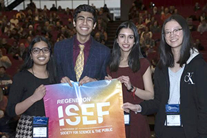 Four students chosen to represent Chicago at the ISEF STEM fair